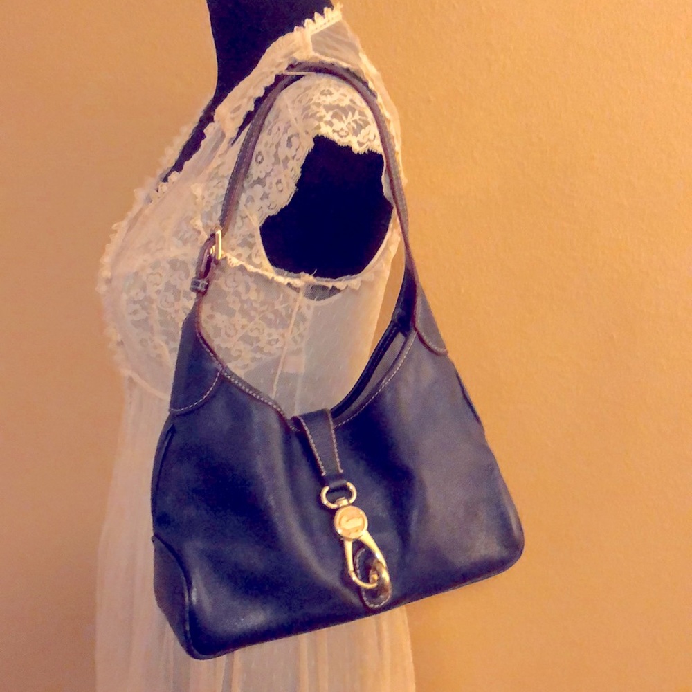 Dooney & Bourke Dark blue Hobo shoulder bag